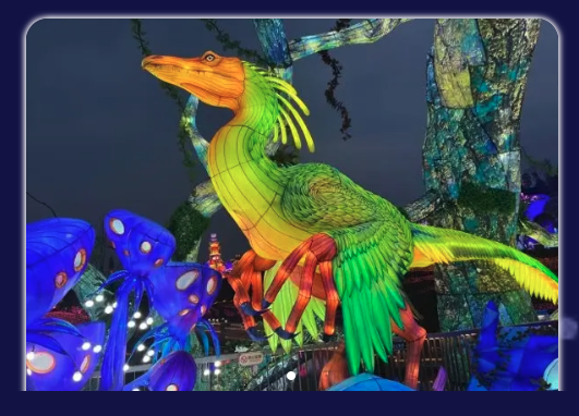 Lichterzauber im Styrassic Park mit Styrassich Night Bad Gleichenberg