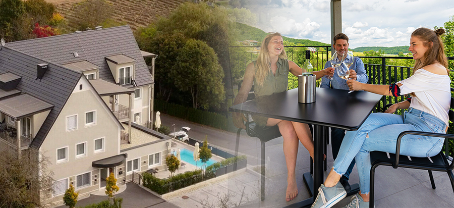 Landhaus Bad Gleichenberg Entspannung auf dem Balkon